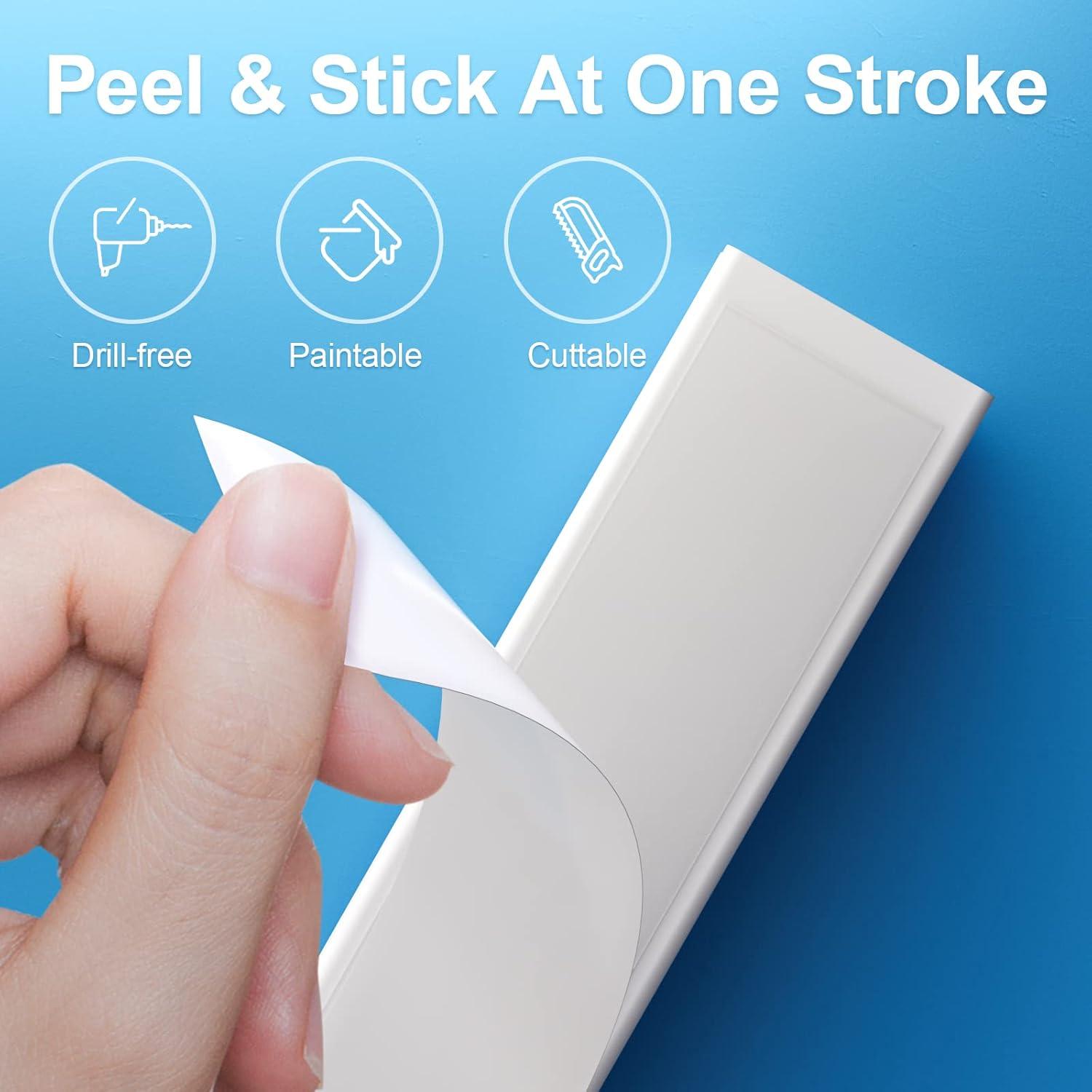 Ocultador de Cables Yecaye 47 cm Blanco para TV