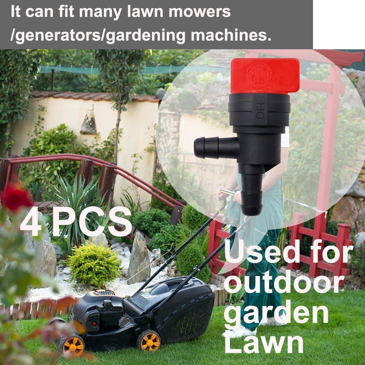 Válvula de Cierre de Combustible Taiss 90° 3PCS 1/4"