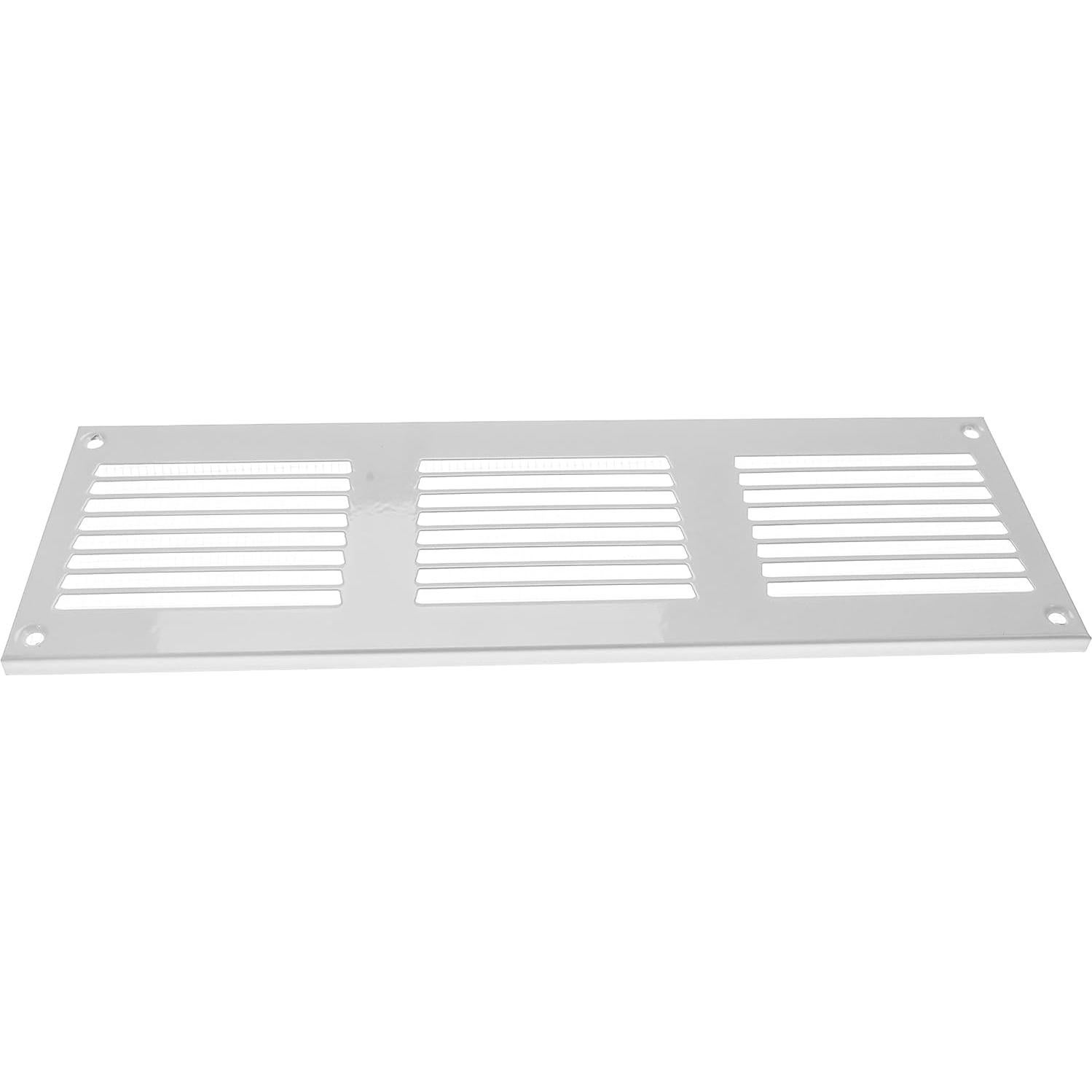 Cubierta de Ventilación 30 x 10 cm Metal Blanco con Pantalla