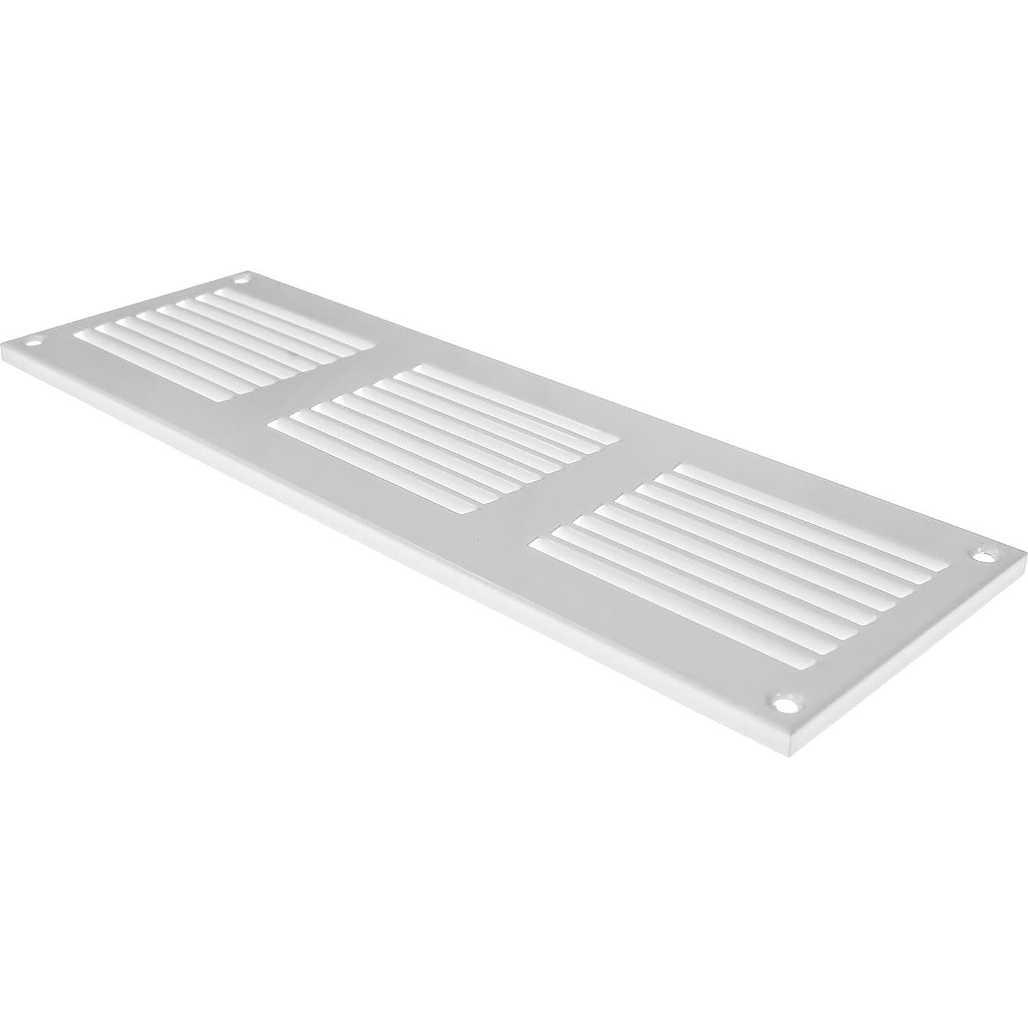 Cubierta de Ventilación 30 x 10 cm Metal Blanco con Pantalla