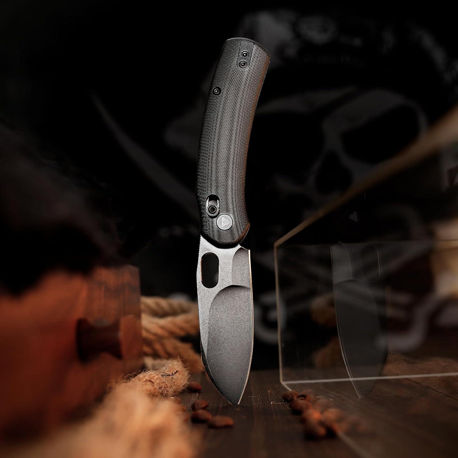 Cuchillo Plegable TRIVISA Lamb-03B, Acero N690, 7.62 cm