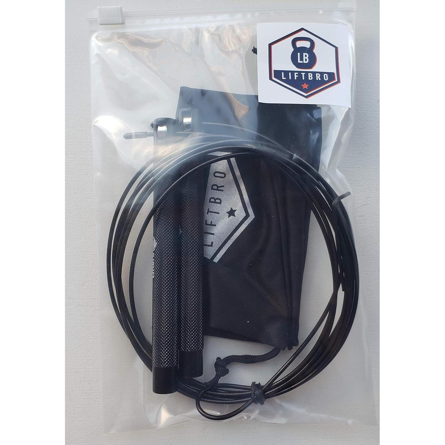 Cuerda de Salto Ajustable LiftBro 3.05m para Fitness y Boxeo