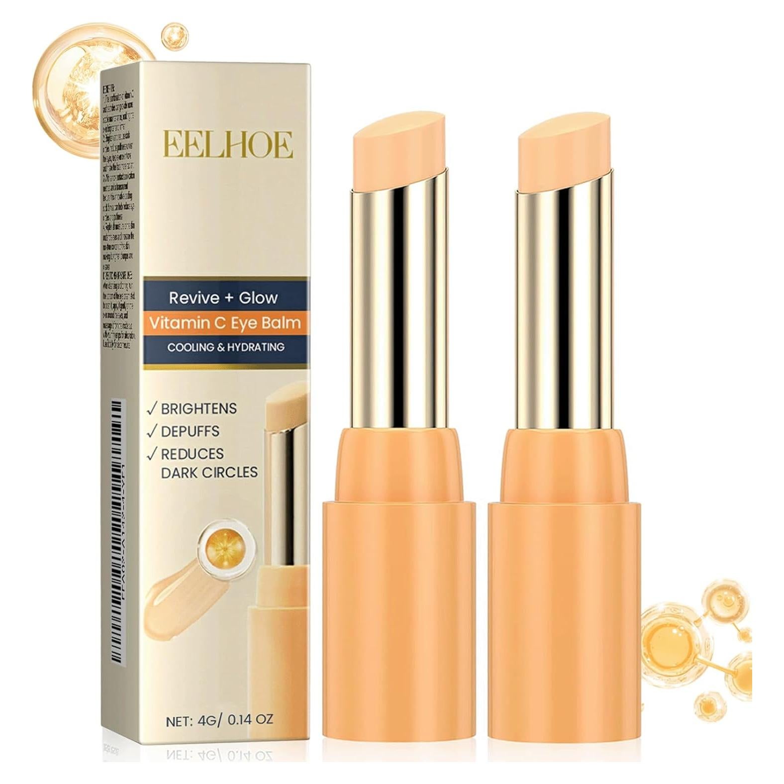 Bálsamo para Ojos REATIFUL 2pcs con Vitamina C - Reductor de Ojeras