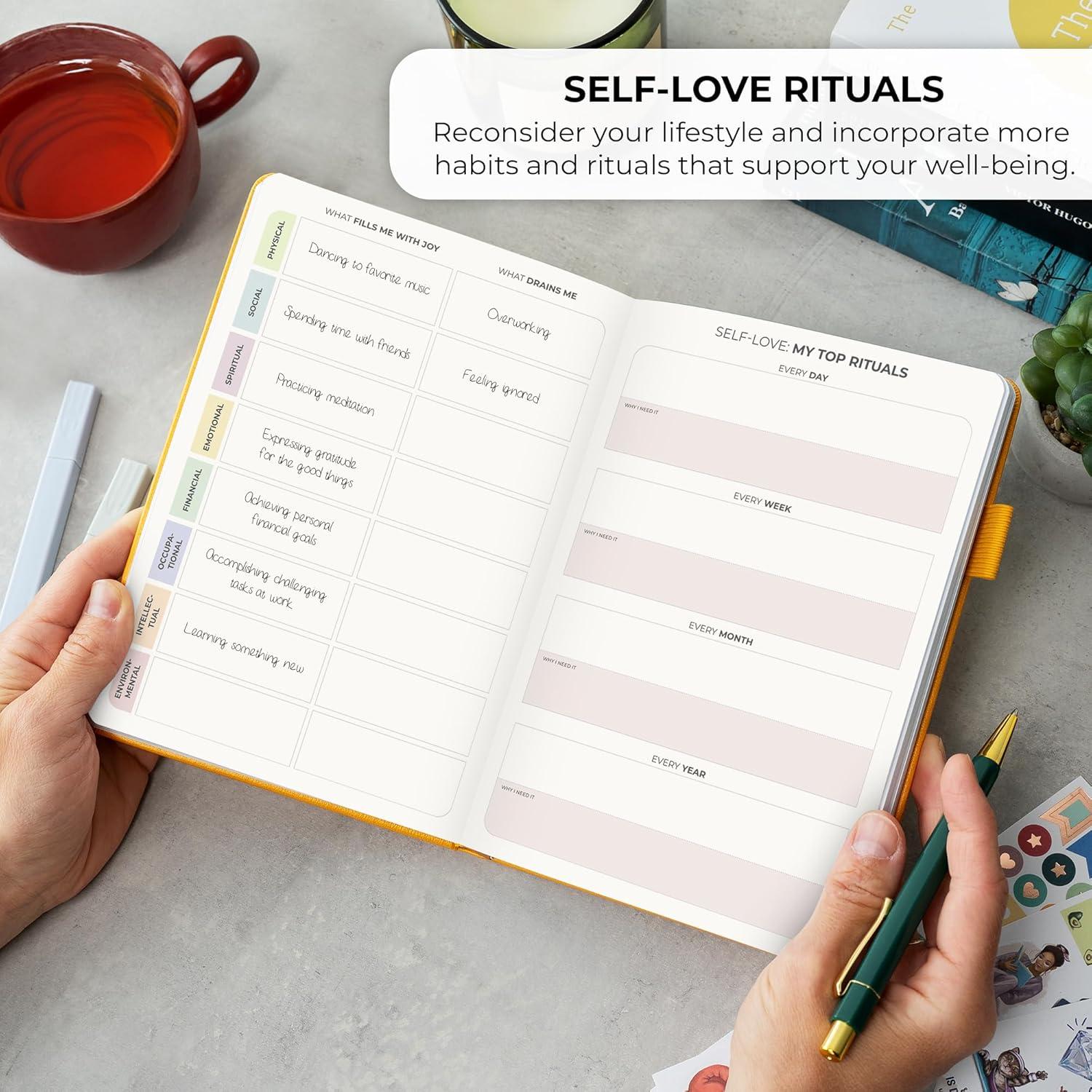 Diario de Autoamor Clever Fox A5 - Cuidado Personal y Reflexión