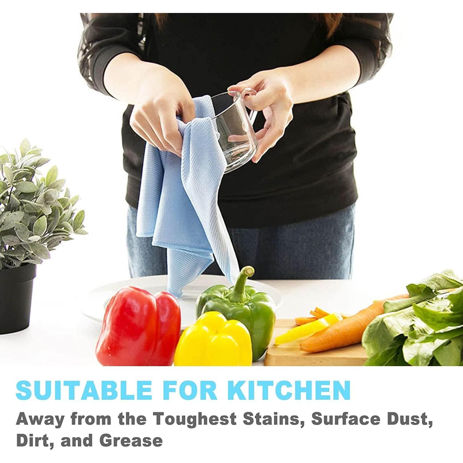 Paño de Limpieza de Ventanas Longmann Microfibra Azul (2 Unidades)