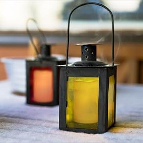 Velas Flameless Impermeables HANZIM 2 Pack Control Remoto