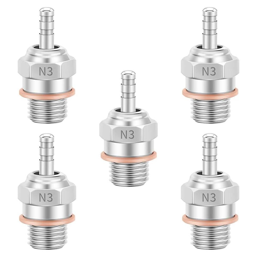 Bujías de Calentamiento GLOBACT N3 para Motores Nitro - 5 Pcs