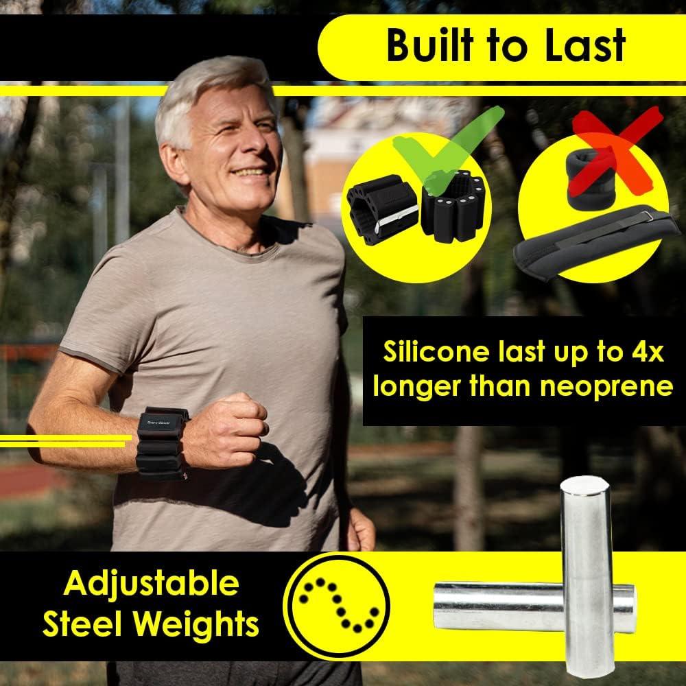 Conjunto de Pesas de Muñeca Ajustables Tone-y-Bands 0.45 kg