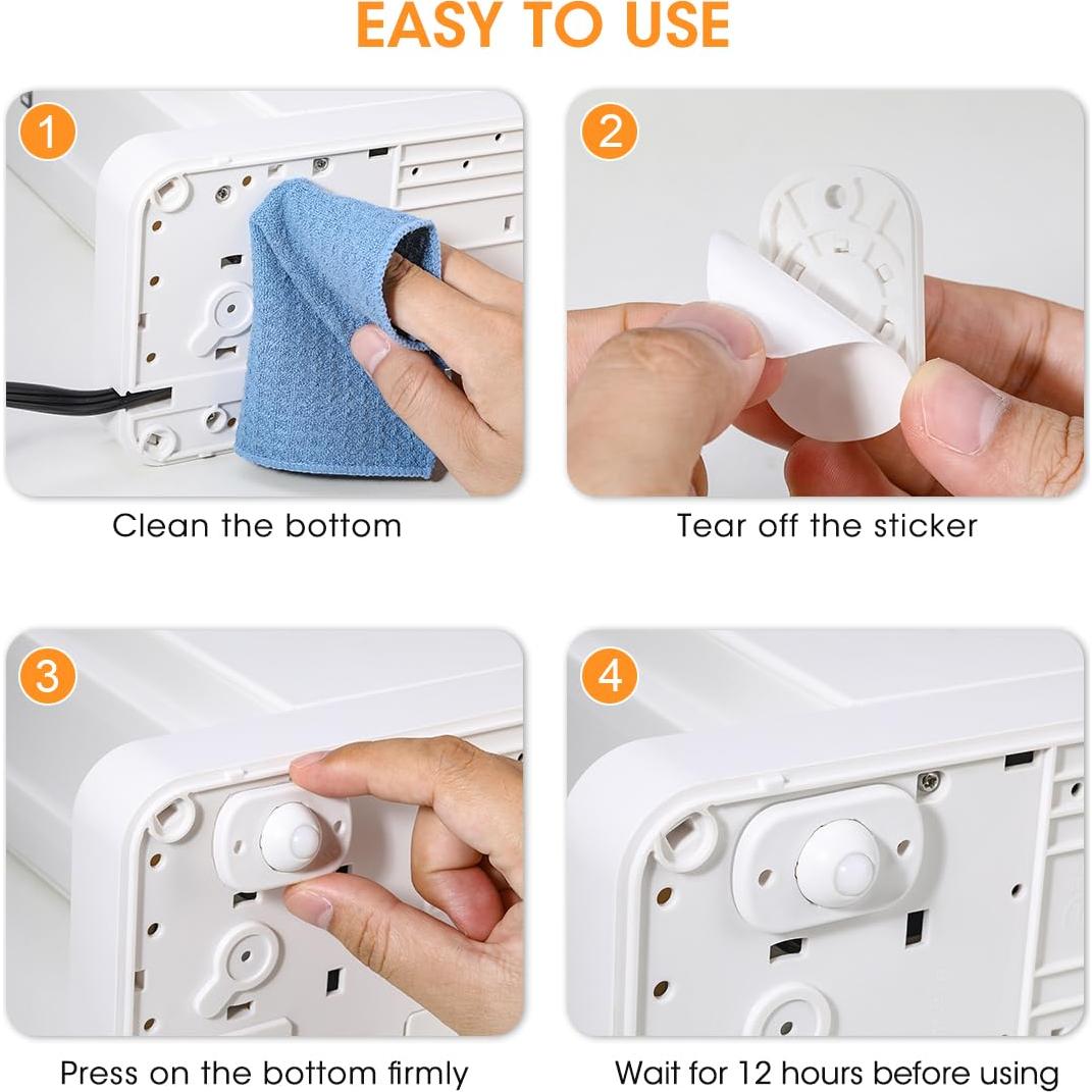 Ruedas Giratorias Aieve, Paquete de 8 Ruedas Autoadhesivas