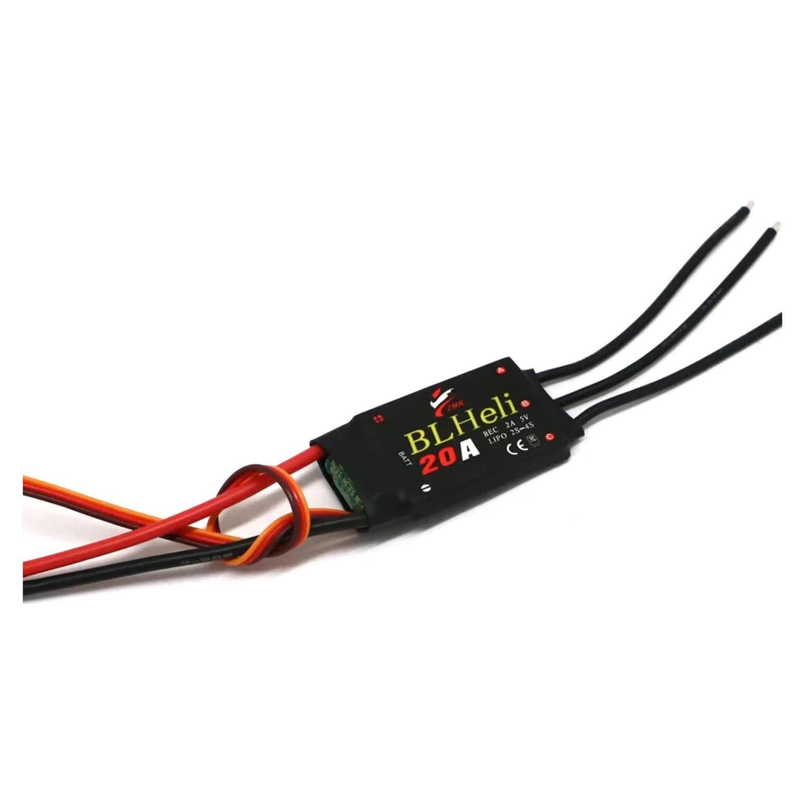 Controlador de Velocidad BLHeli 20A con UBEC para Drones RC