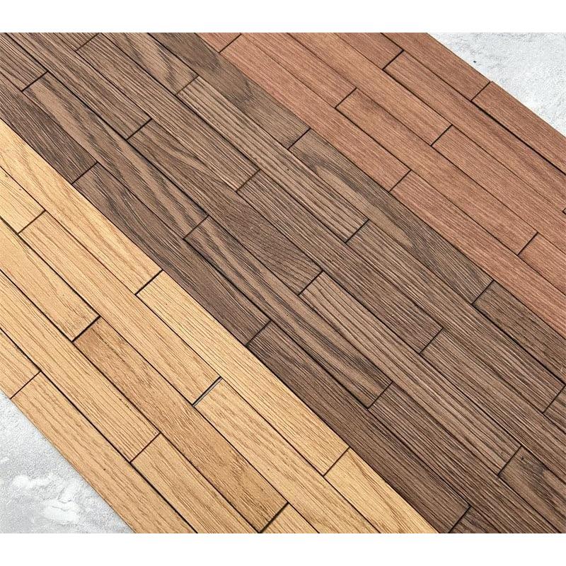 40 Piezas Baldosas de Suelo para Casa de Muñecas Camelily 10x1.5 cm