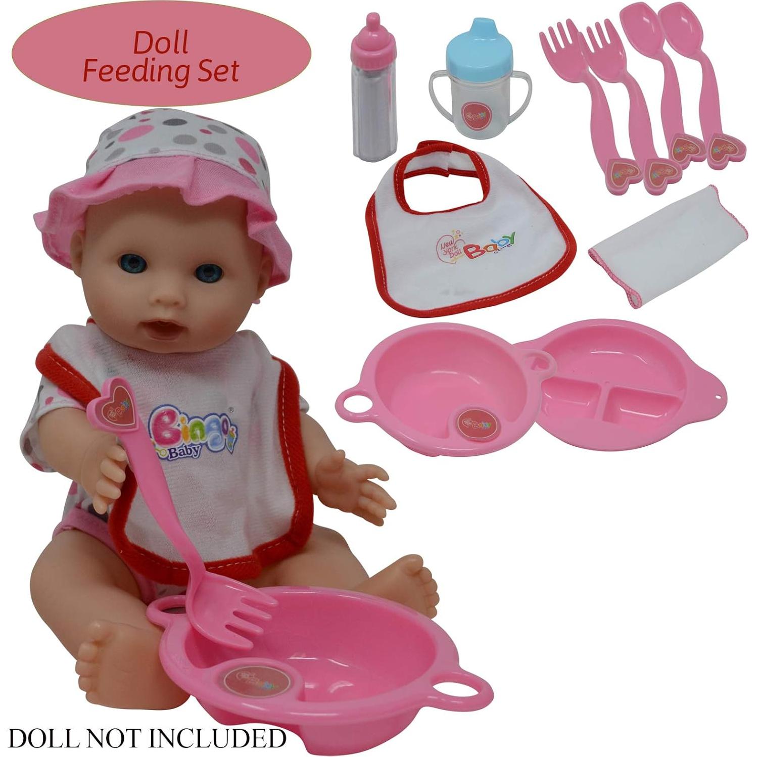 Conjunto de Accesorios para Muñecas The New York Doll 20 Piezas