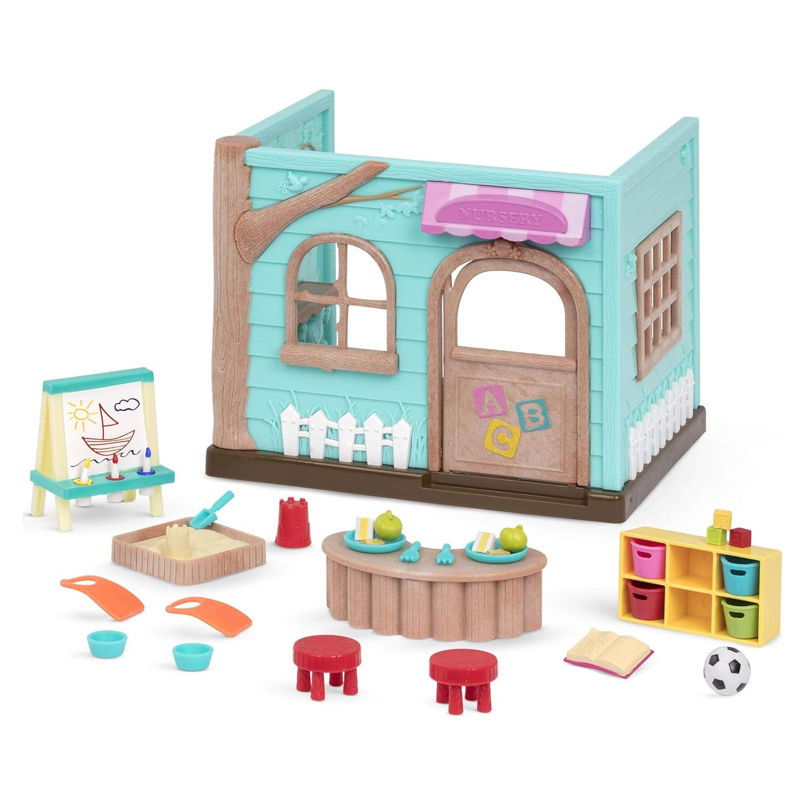 Juego de Casa de Muñecas Li'l Woodzeez Guardería 38 Piezas