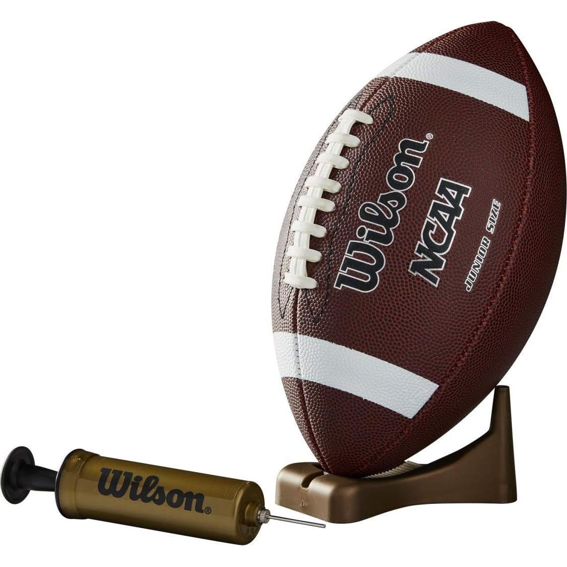 Balón de Fútbol Wilson NCAA Supreme Junior con Bomba y Tee