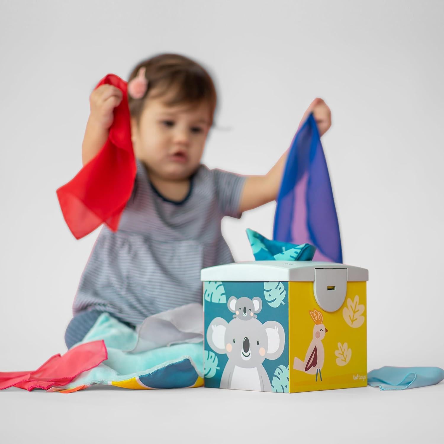 Caja de Tejido Crinkle Taf Toys para Bebés 0-12 meses