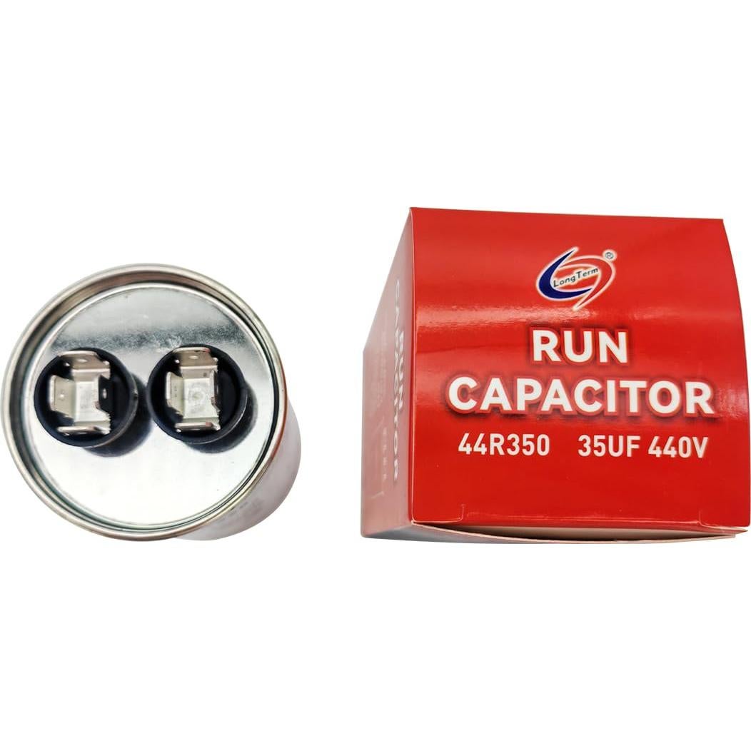 Long Term UL Capacitor 44R350 35 UF Class A 35 MFD 370 or 440 /450Volt CBB65 CBB65B Dual Run Round Capacitor for Ac Motor Run Or Fan Start Or Heat Pump