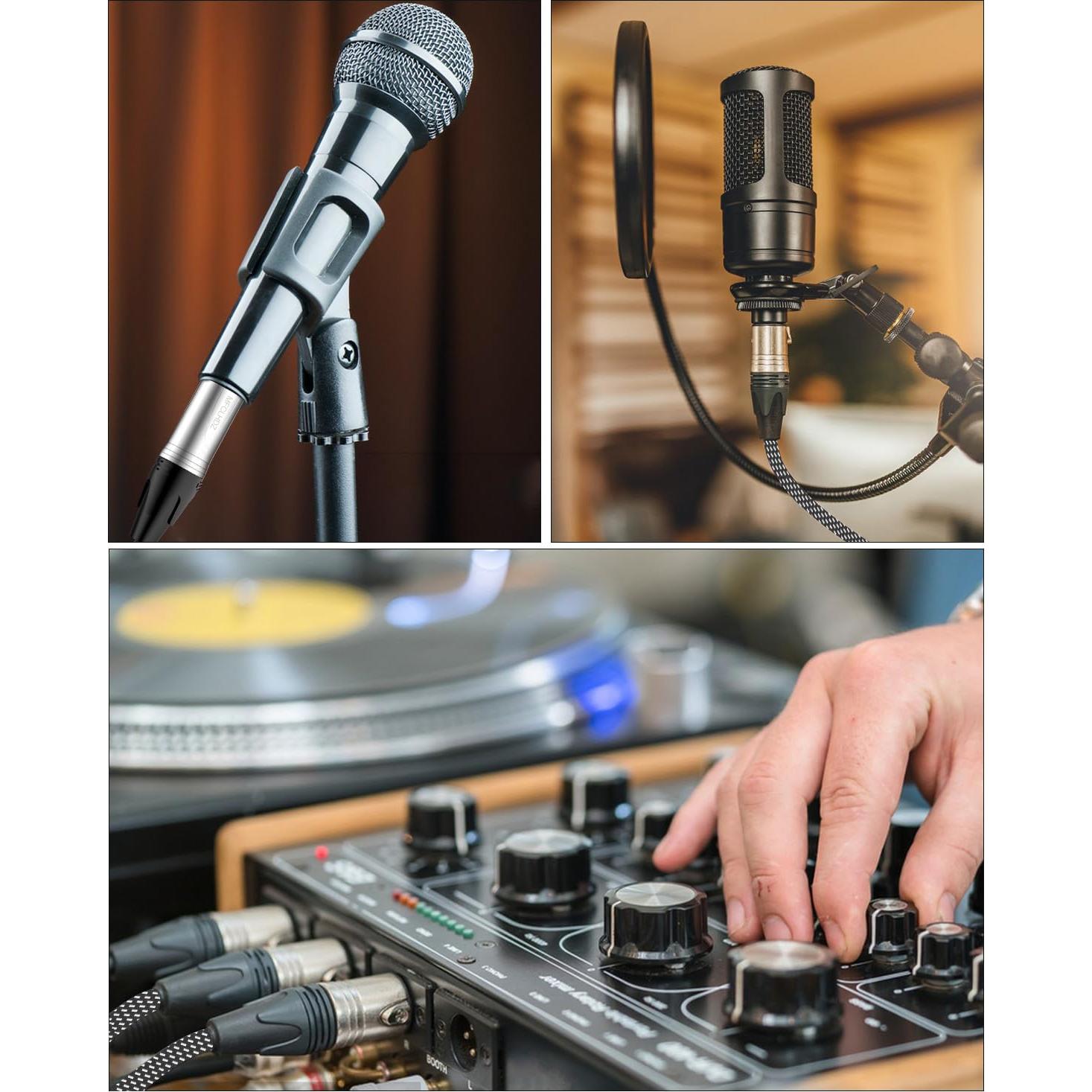 Cable XLR Corto 0.91m Cableet Macho a Hembra Blindado