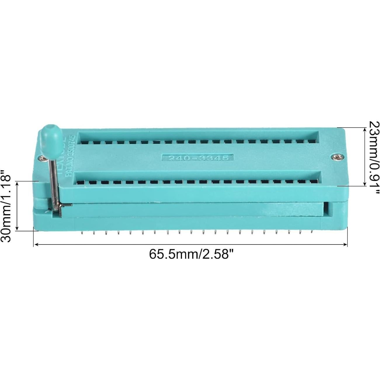 Zócalo de Prueba ZIF IC Universal PATIKIL 40 Pines 3.0mm
