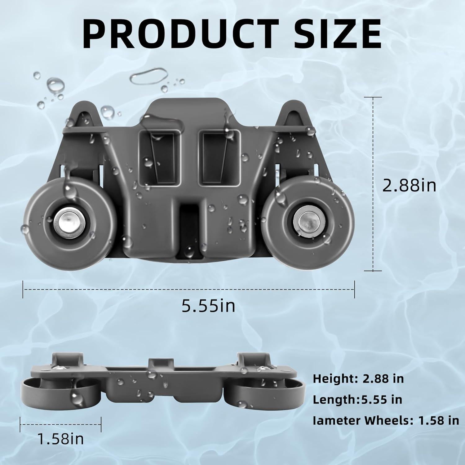 Ruedas Inferiores Lavavajillas AMI PARTS W10195416V 4 Pcs
