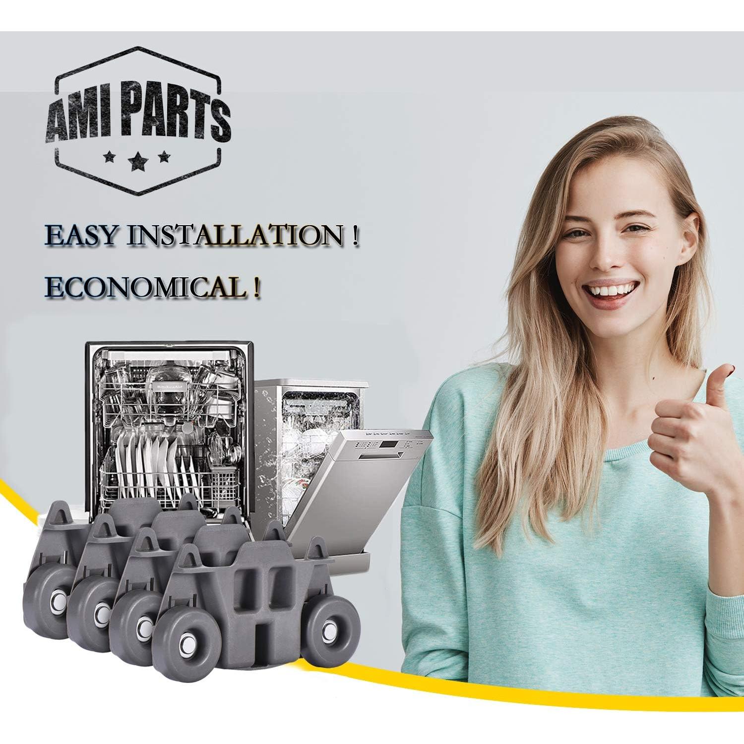 Ruedas Inferiores Lavavajillas AMI PARTS W10195416V 4 Pcs