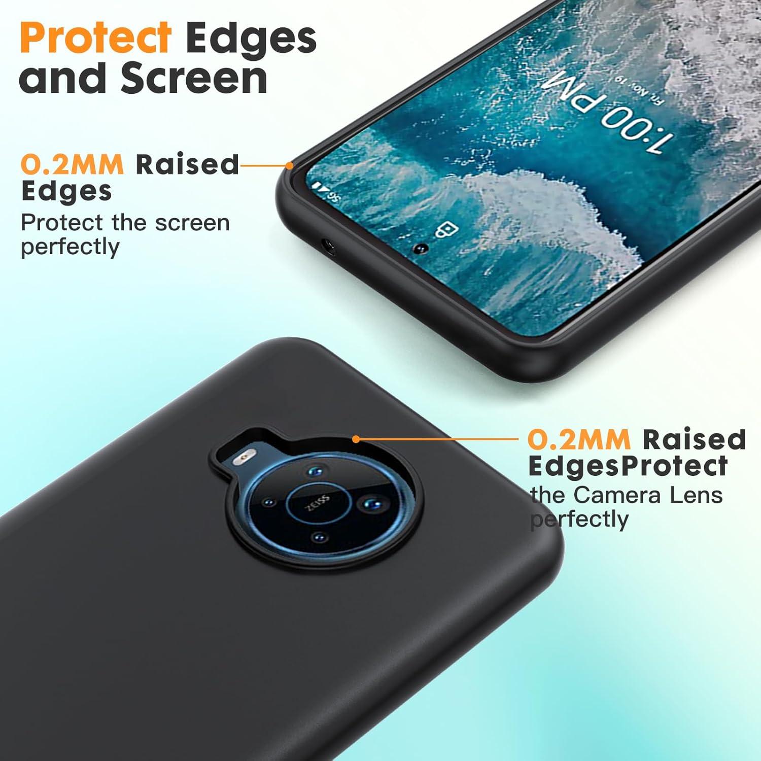 Funda de Silicona TPU para Nokia X100 + Protector de Pantalla