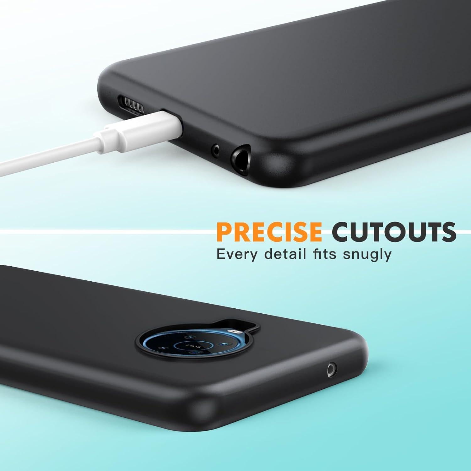 Funda de Silicona TPU para Nokia X100 + Protector de Pantalla