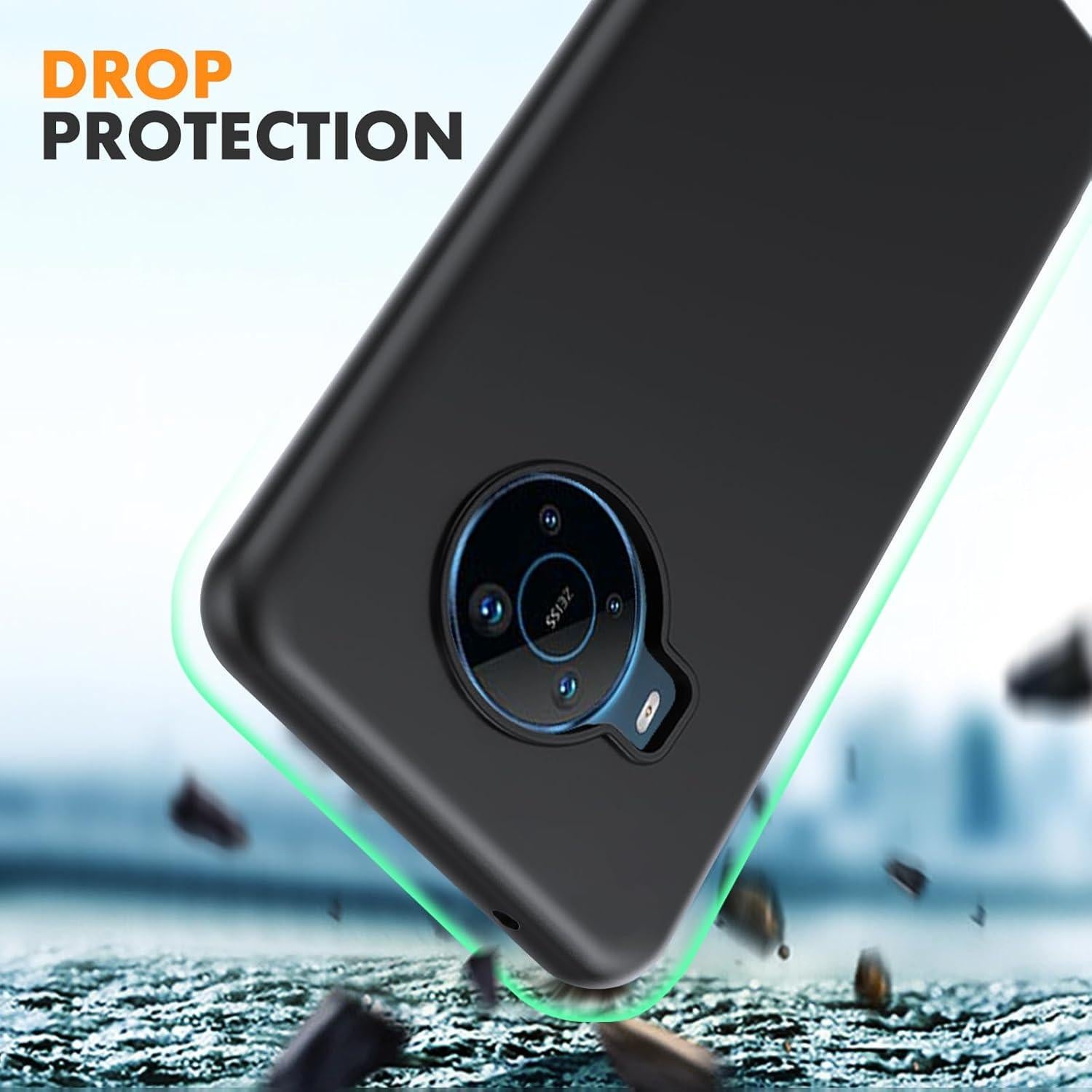 Funda de Silicona TPU para Nokia X100 + Protector de Pantalla