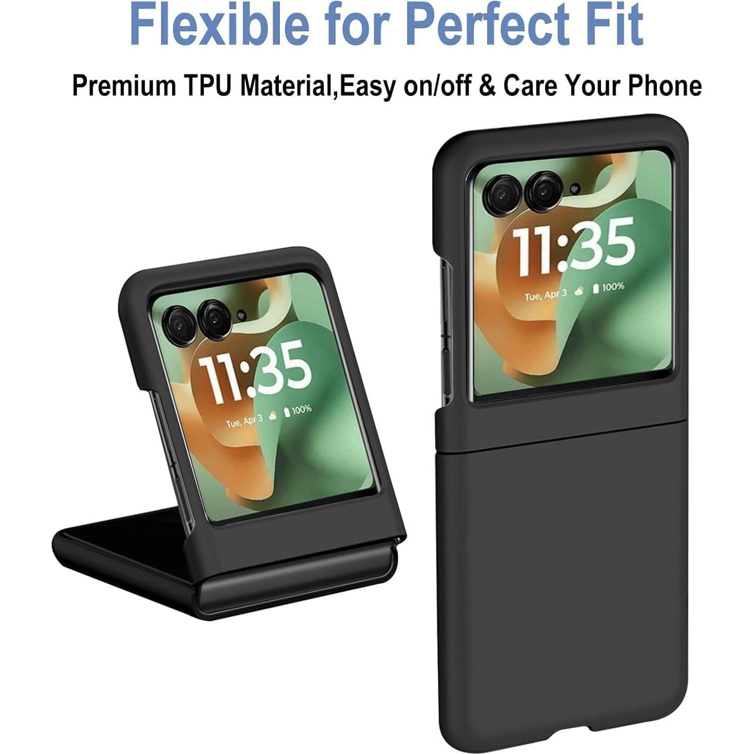 Funda Protectora Dura para Motorola Razr 2025 - Negro