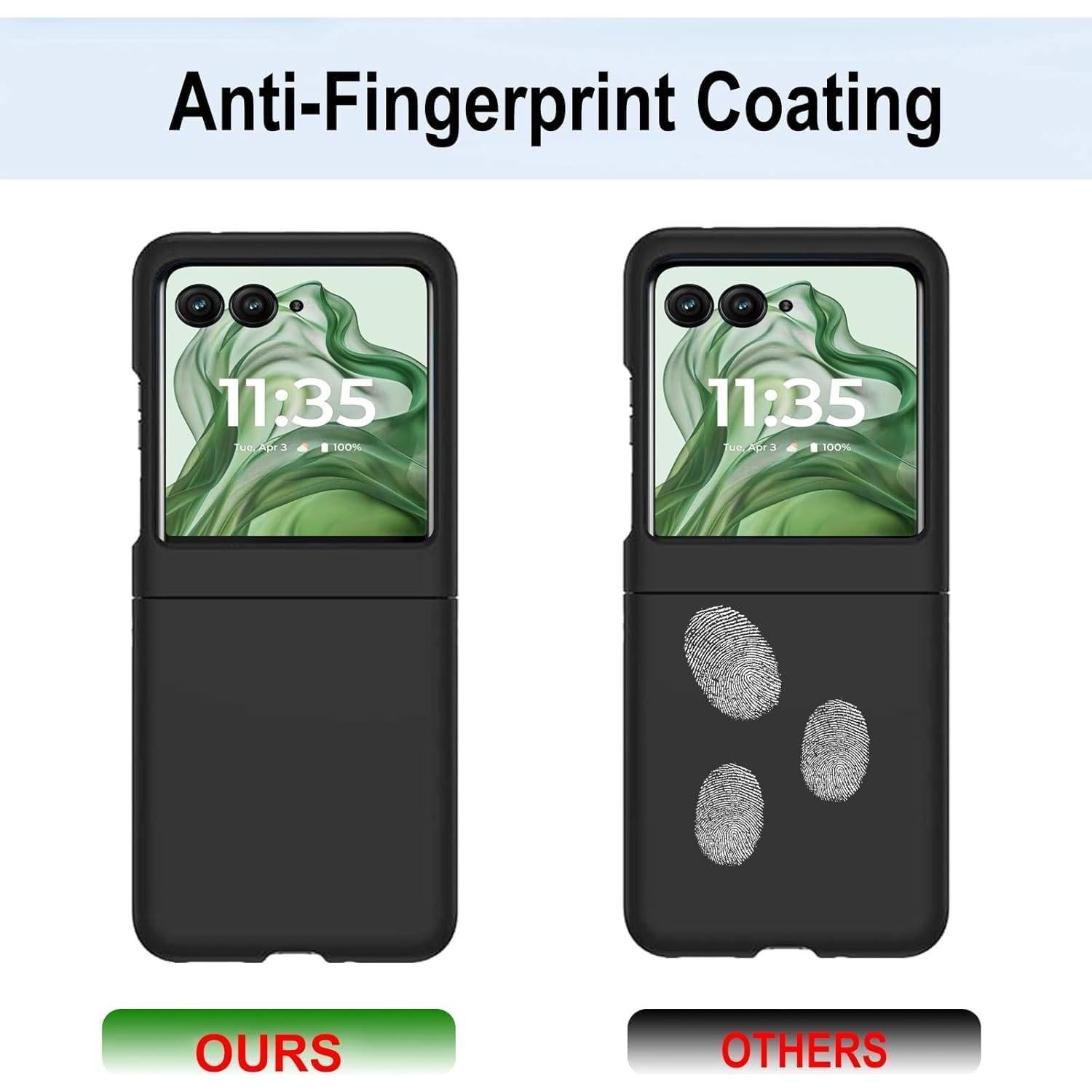 Funda Protectora Dura para Motorola Razr 2025 - Negro