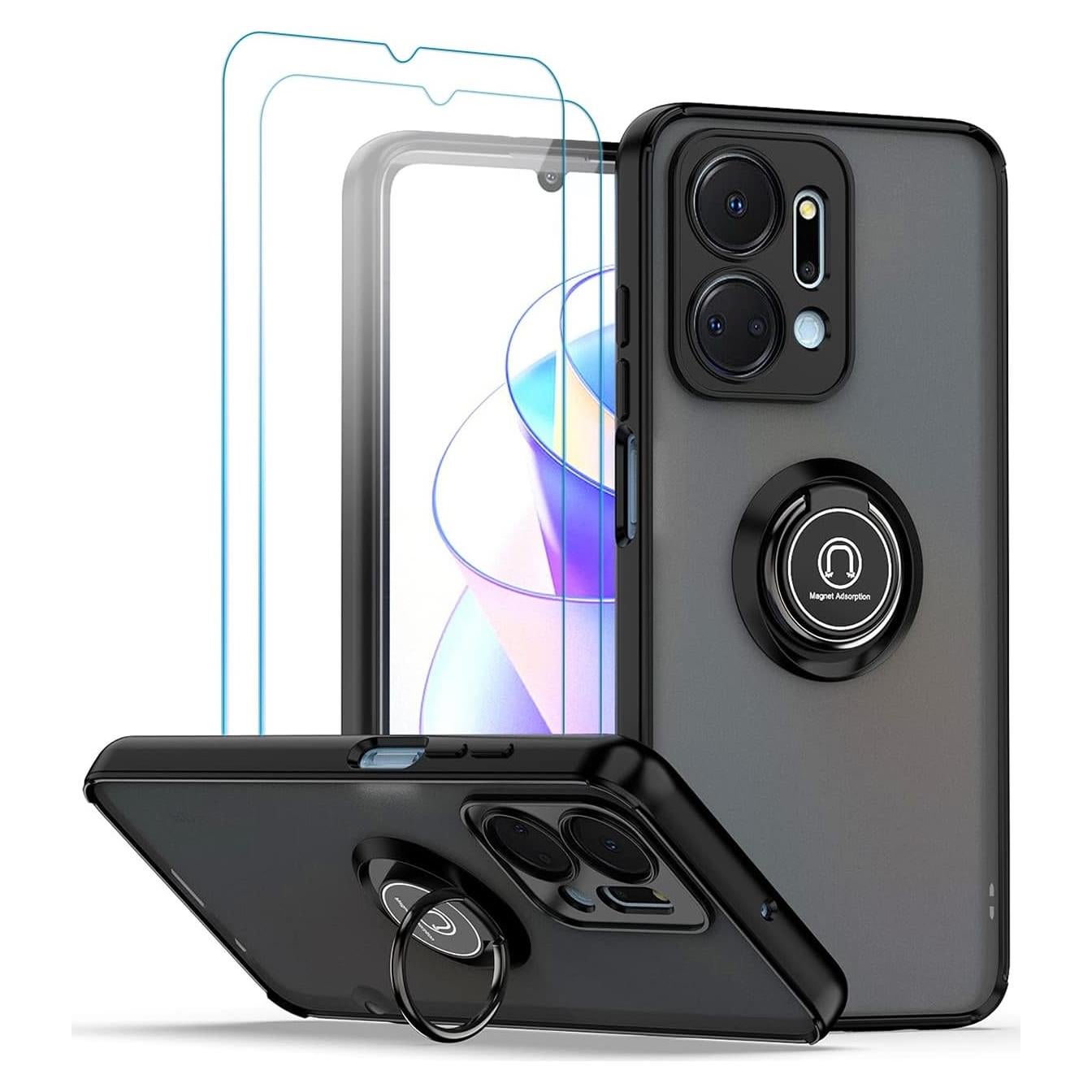 Funda QUIETIP para Honor X7a con Protector de Pantalla Negro