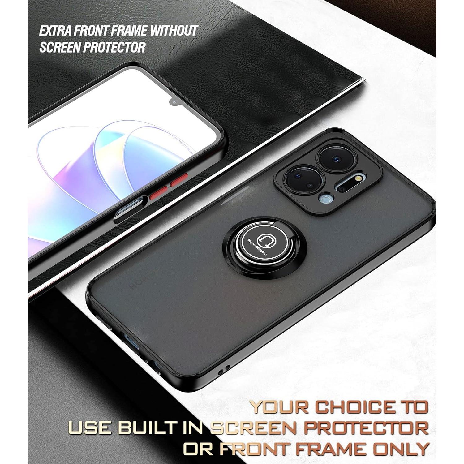 Funda QUIETIP para Honor X7a con Protector de Pantalla Negro