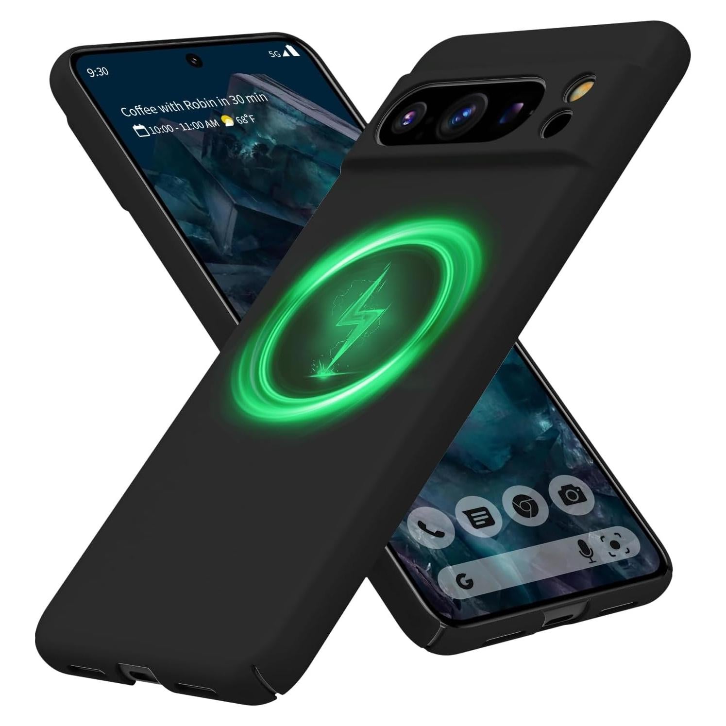 Funda Slim Magnética para Google Pixel 8 Pro 2023 - Negro