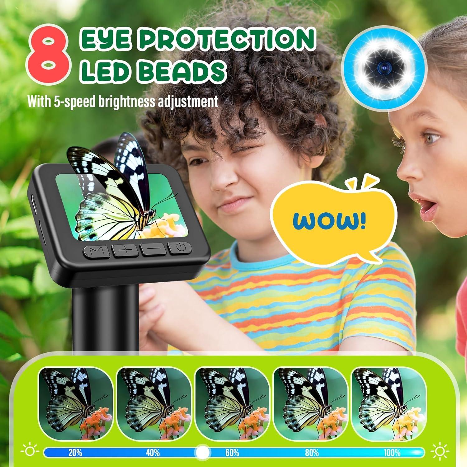 Microscopio Digital IMICHI 50X-1000X con Pantalla IPS 2"