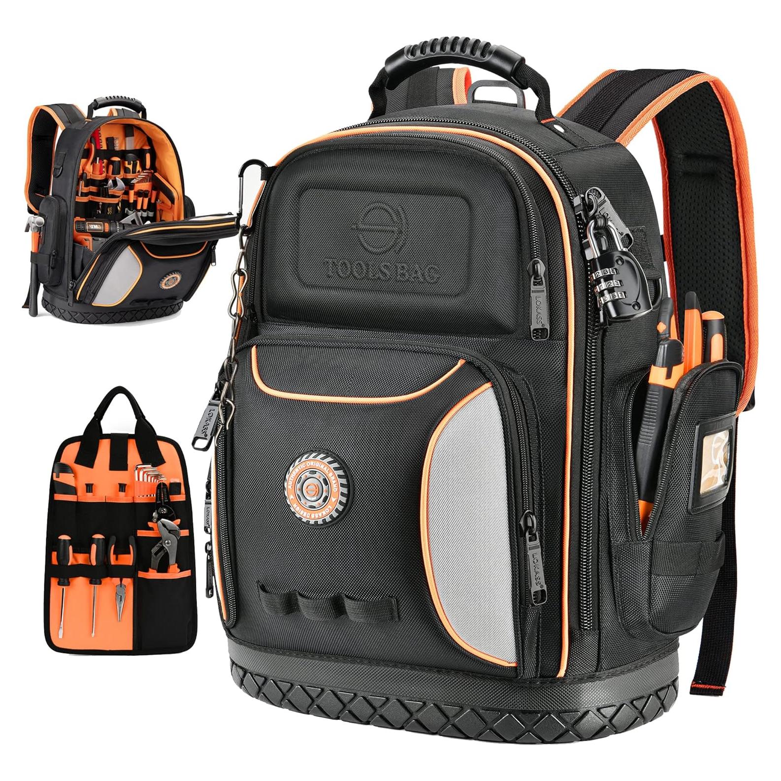 Mochila de Herramientas LOKASS 75 Bolsillos Alta Resistencia