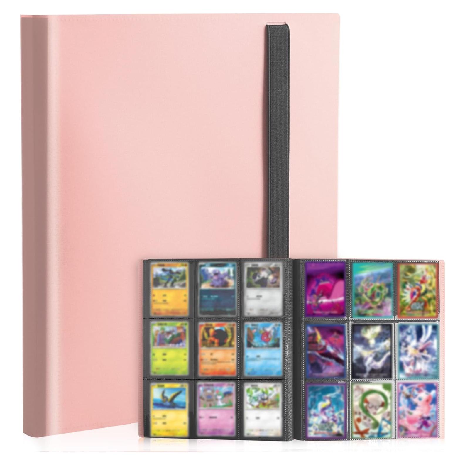 Carpeta de Cartas Coleccionables SRISE Rosa 20 Páginas 360 Cartas