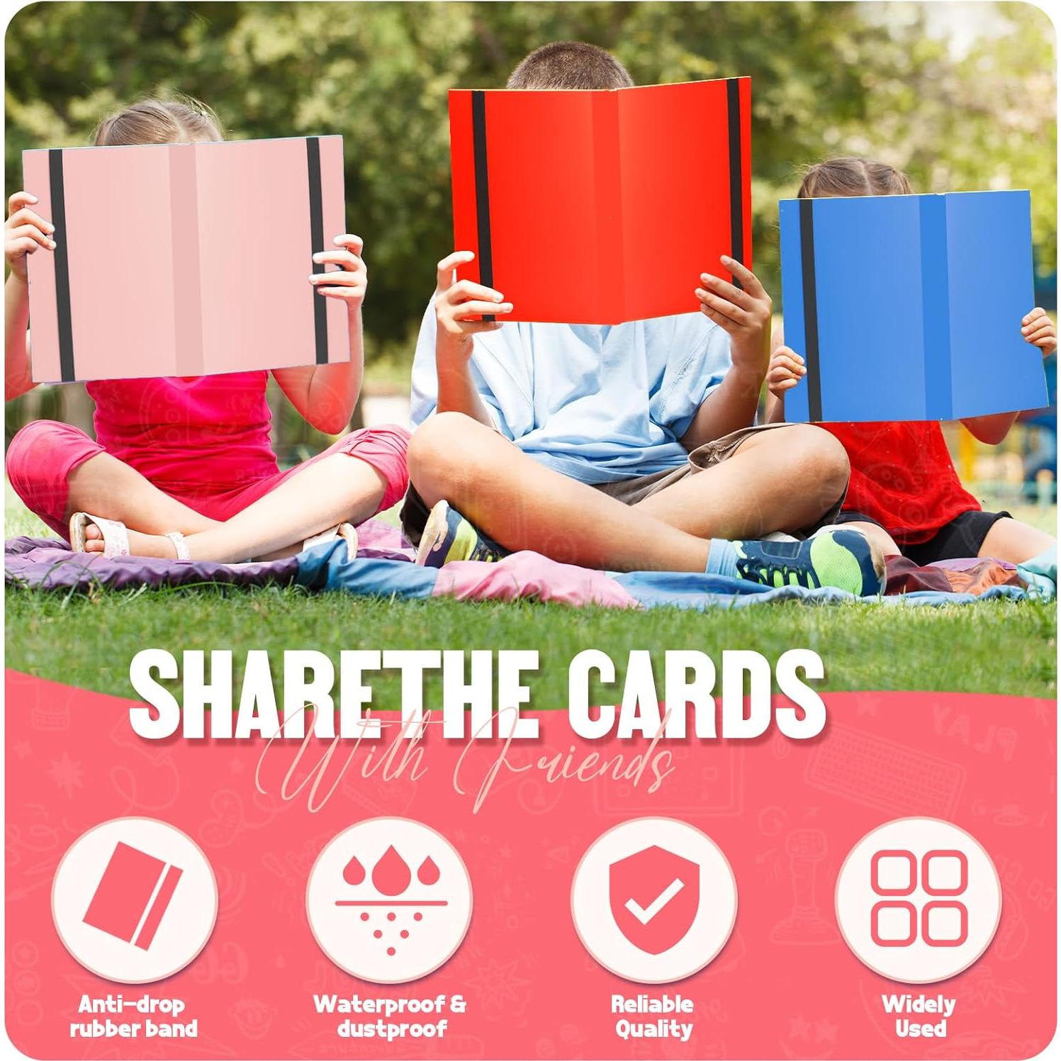 Carpeta de Cartas Coleccionables SRISE Rosa 20 Páginas 360 Cartas