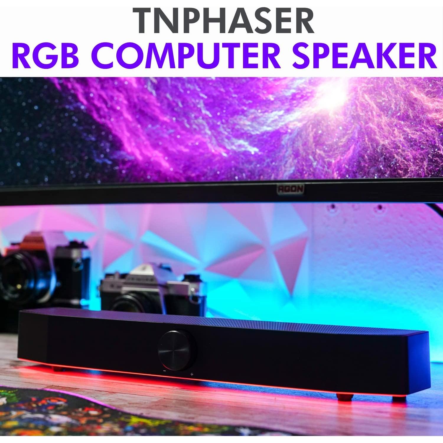 Barra de Sonido Tilted Nation TNPHASERB RGB para PC