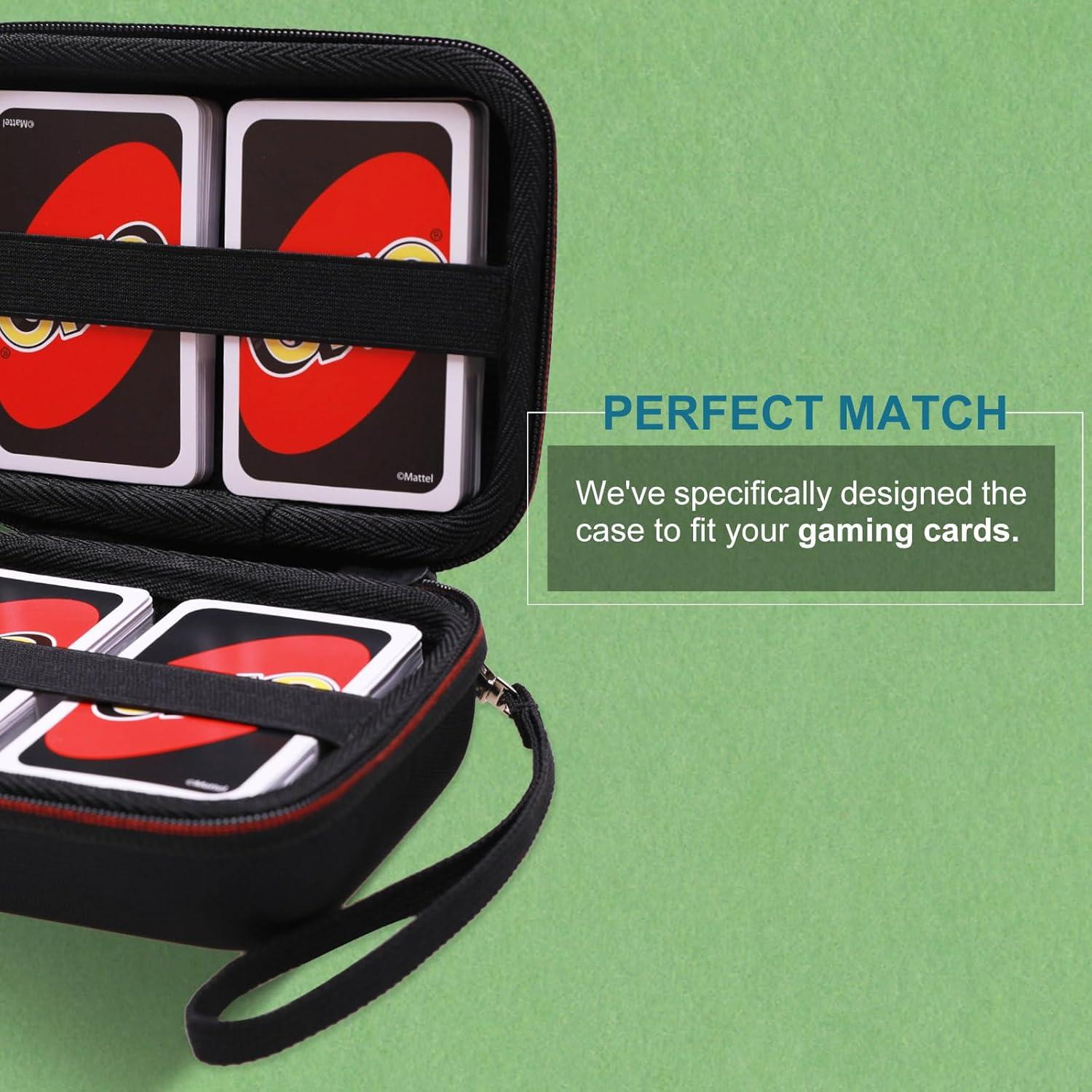 Funda para Juegos de Cartas L LTGEM Negra - Compatible con Pokémon y Más