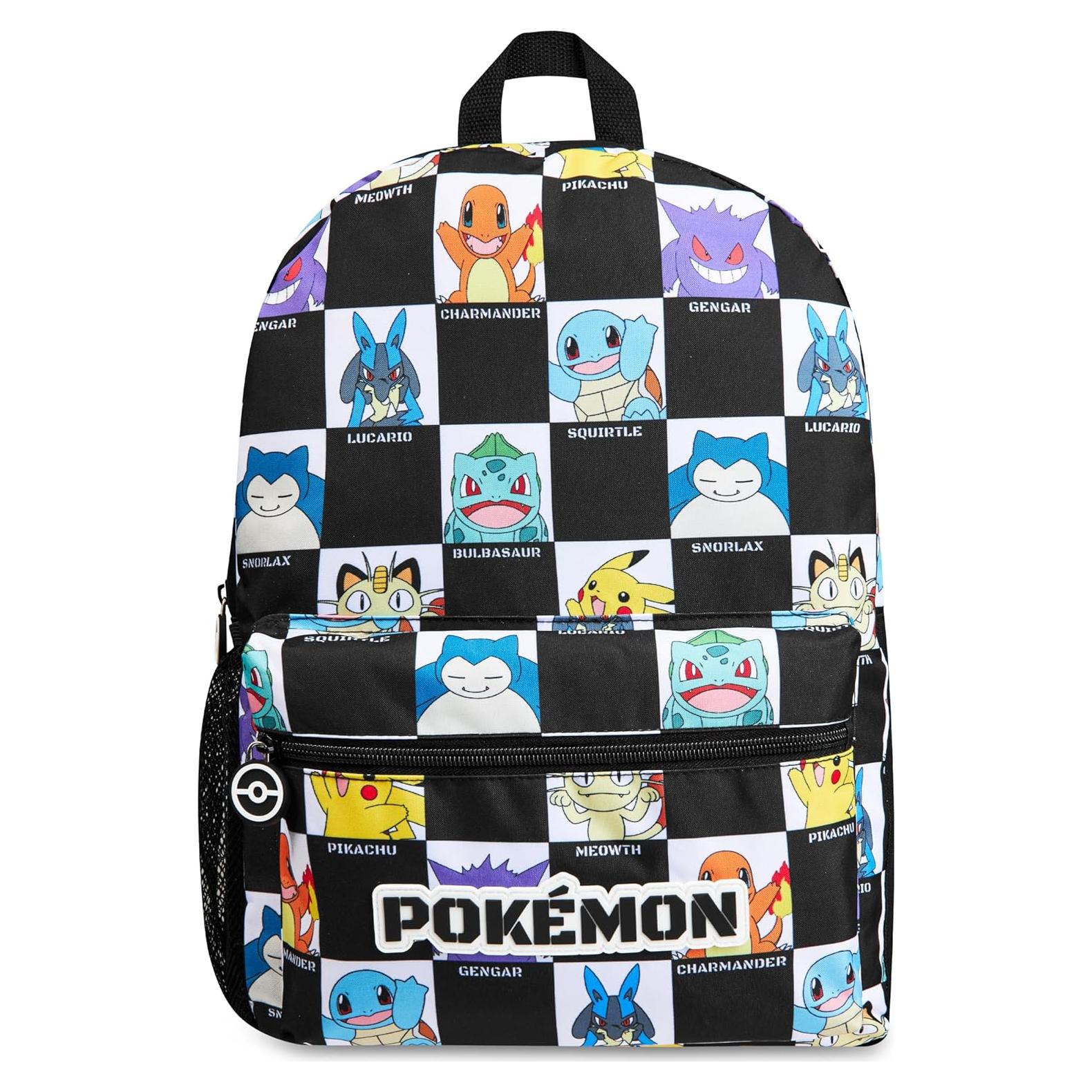 Mochila Escolar Pokemon Pikachu 40x28x10 cm Unisex Niños