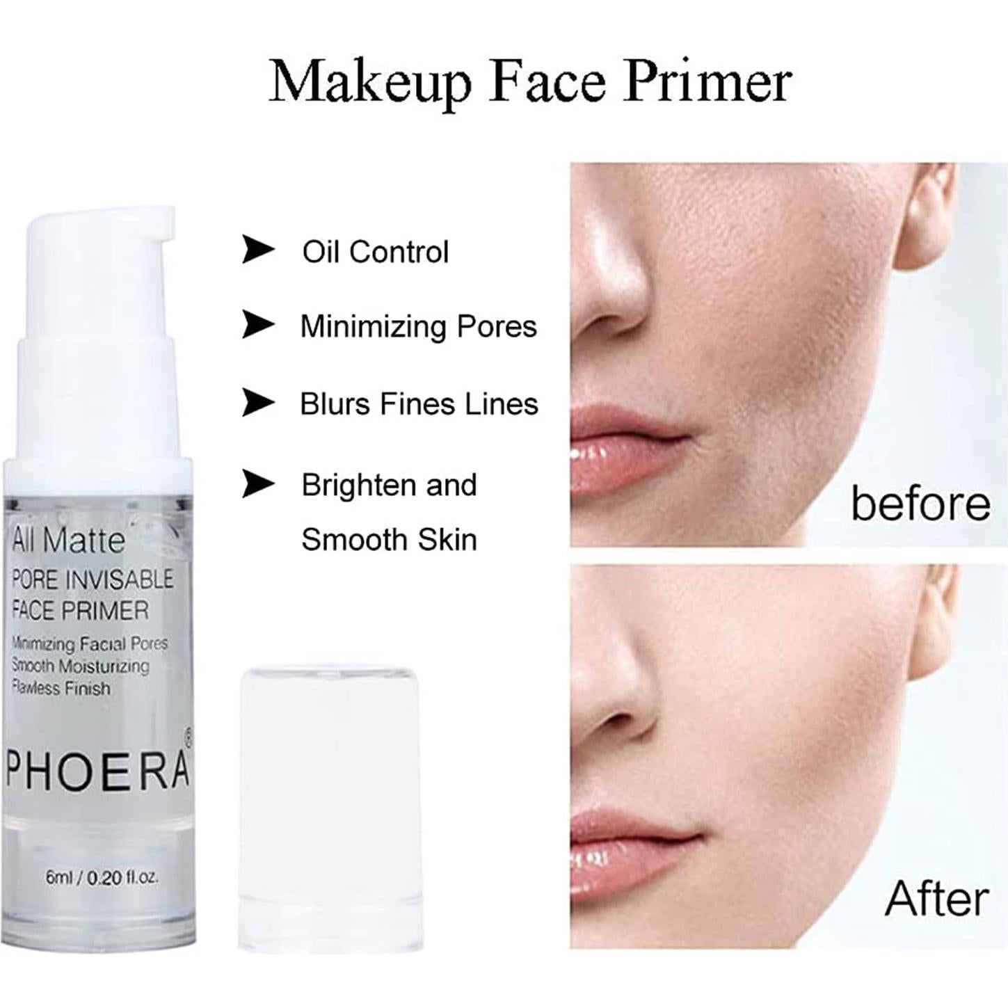 Base de Maquillaje PHOERA CC 101 Porcelana + 01 Marfil