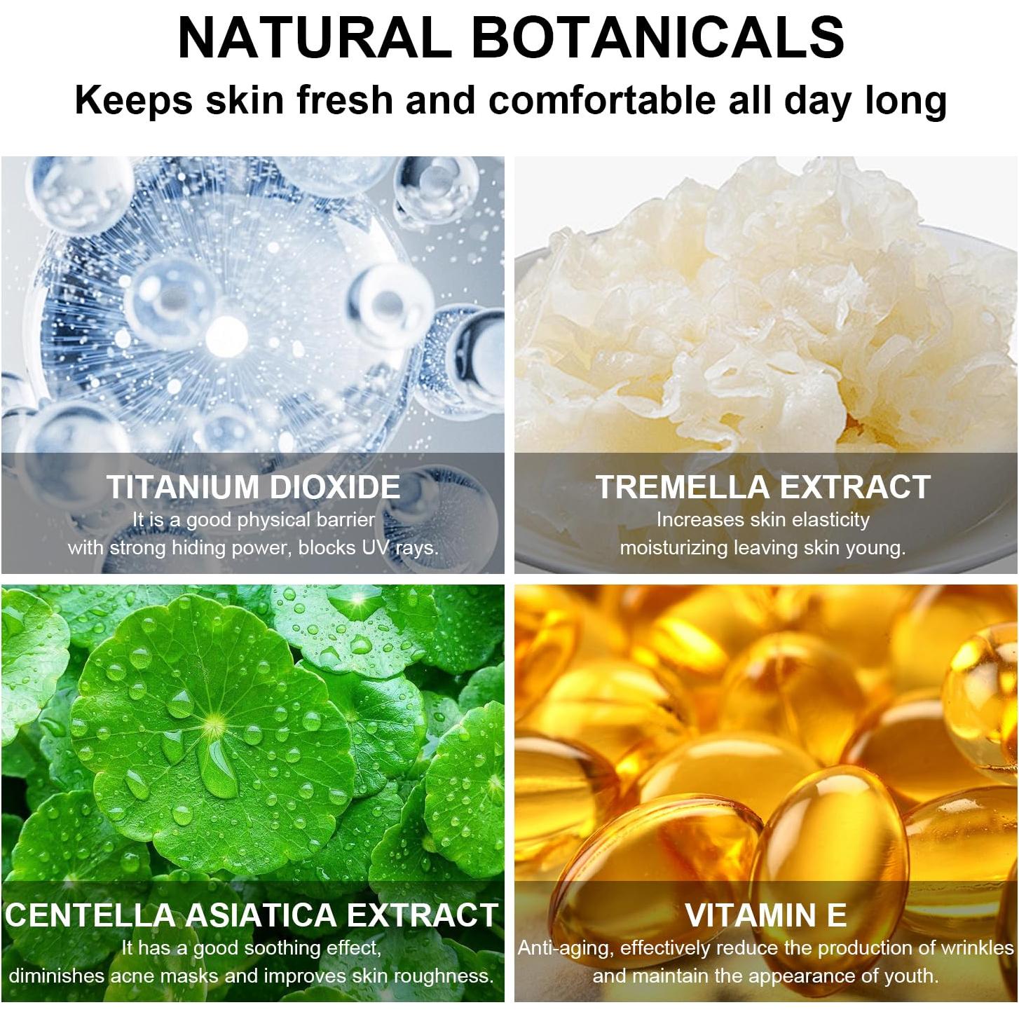 Base de Maquillaje CC Cream LemonSac 28g - Corrector Hidratante #01 Blanco Marfil