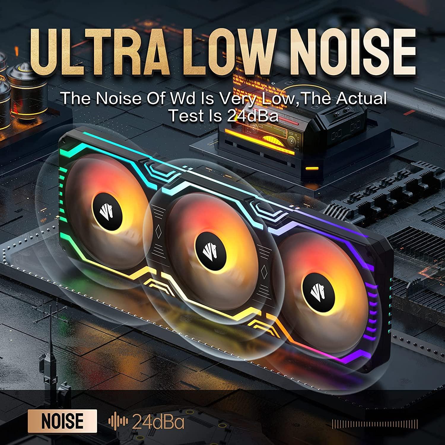 Ventilador RGB Asiahorse Matrix 360mm 56 LEDs PWM Silencioso