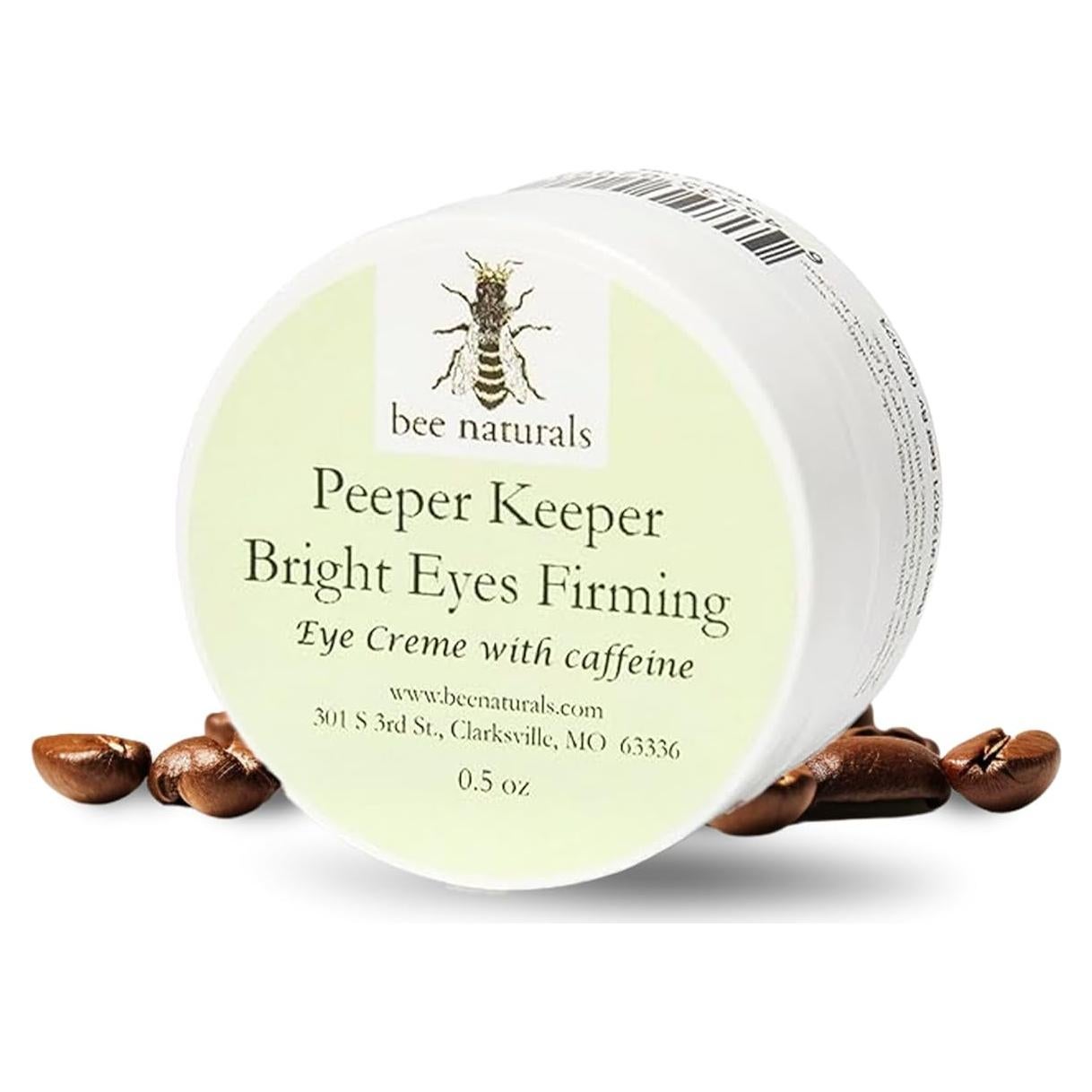 Crema Reafirmante para Ojos Bee Naturals con Cafeína 32g