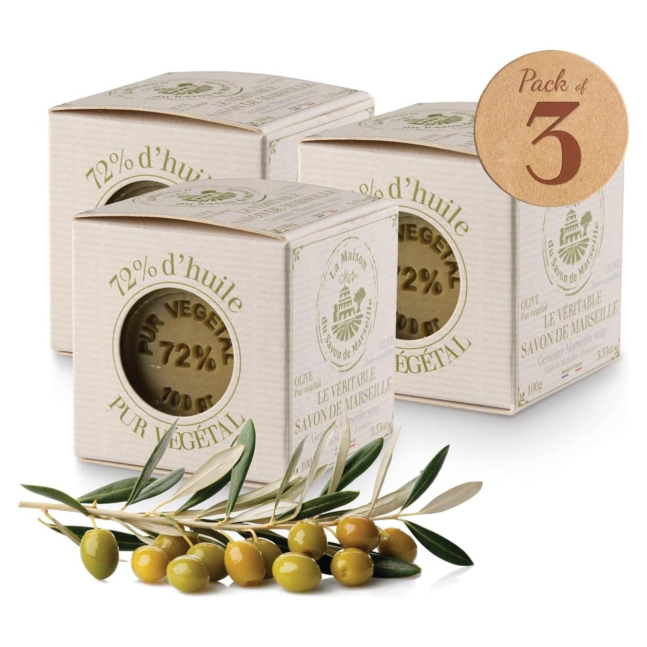 Jabón de Marsella La Maison du Savon 99g - Natural y Hipoalergénico