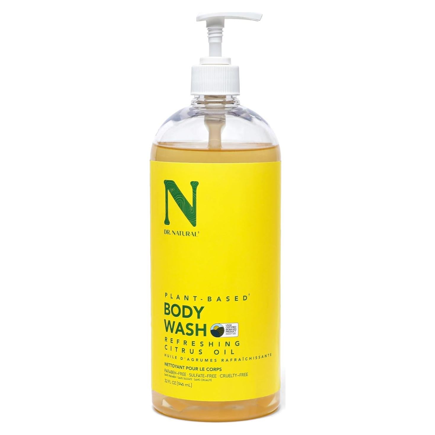 Gel de Ducha Hidratante Dr. Natural Cítricos 0.95 L - Hipoalergénico