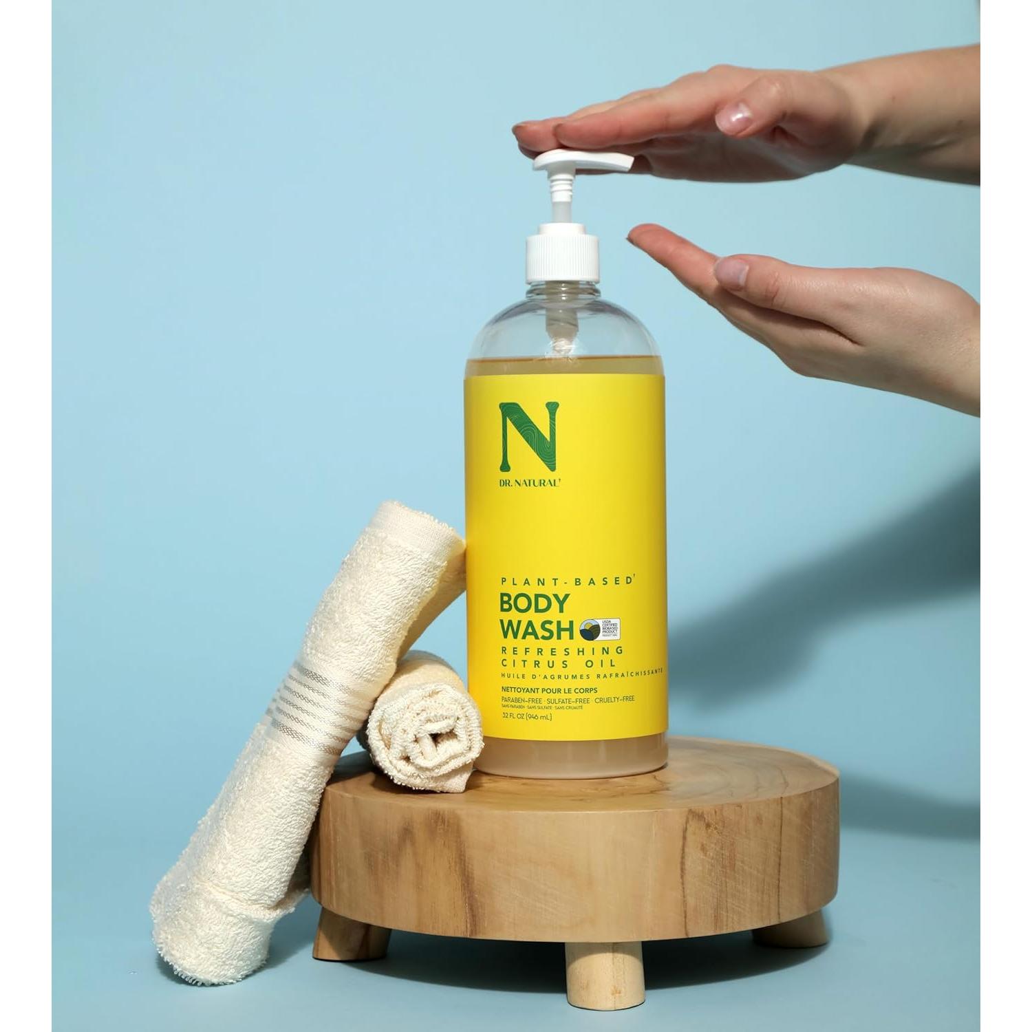 Gel de Ducha Hidratante Dr. Natural Cítricos 0.95 L - Hipoalergénico