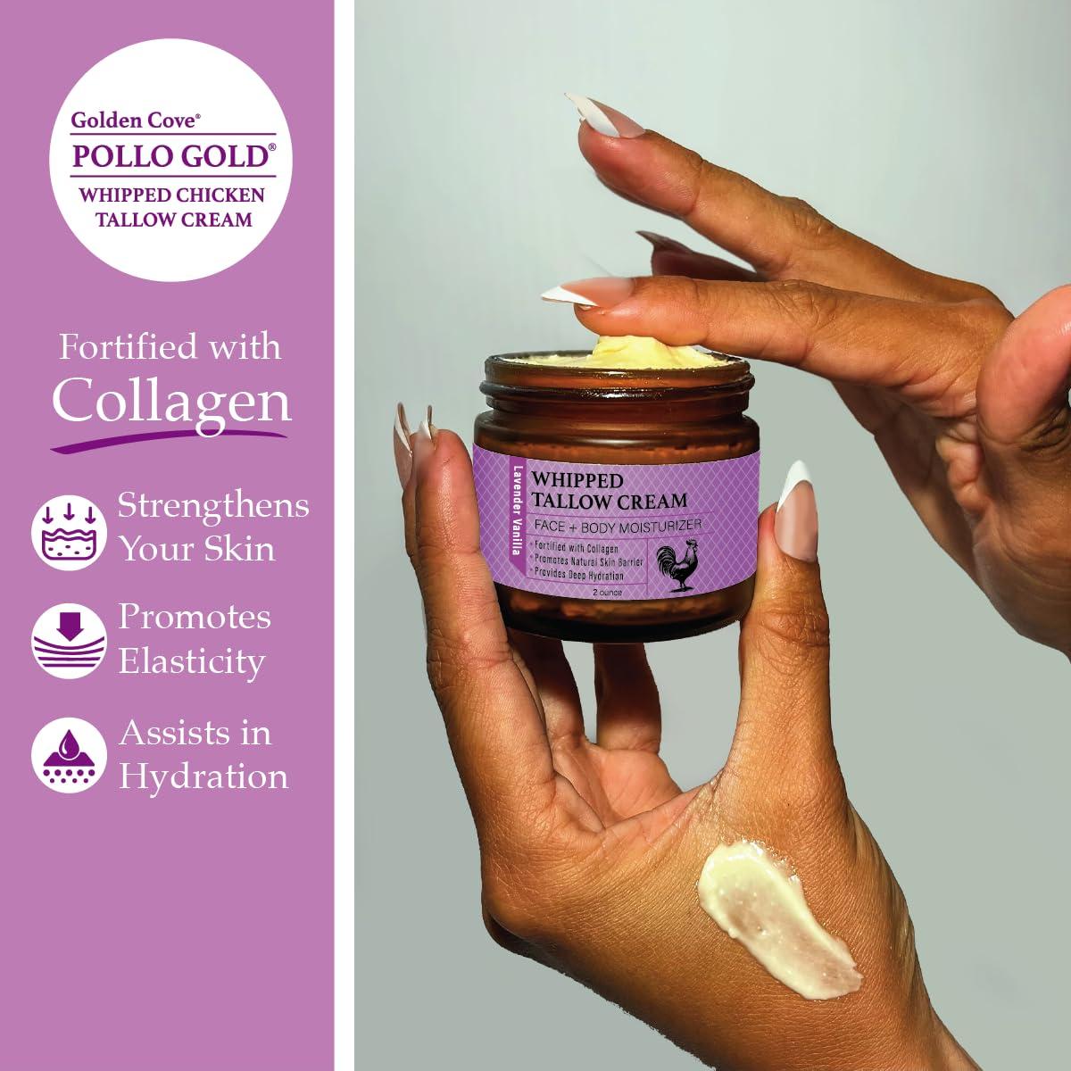 Crema de Sebo de Pollo Batido Pollo Gold 56.7 g - Lavanda Vainilla