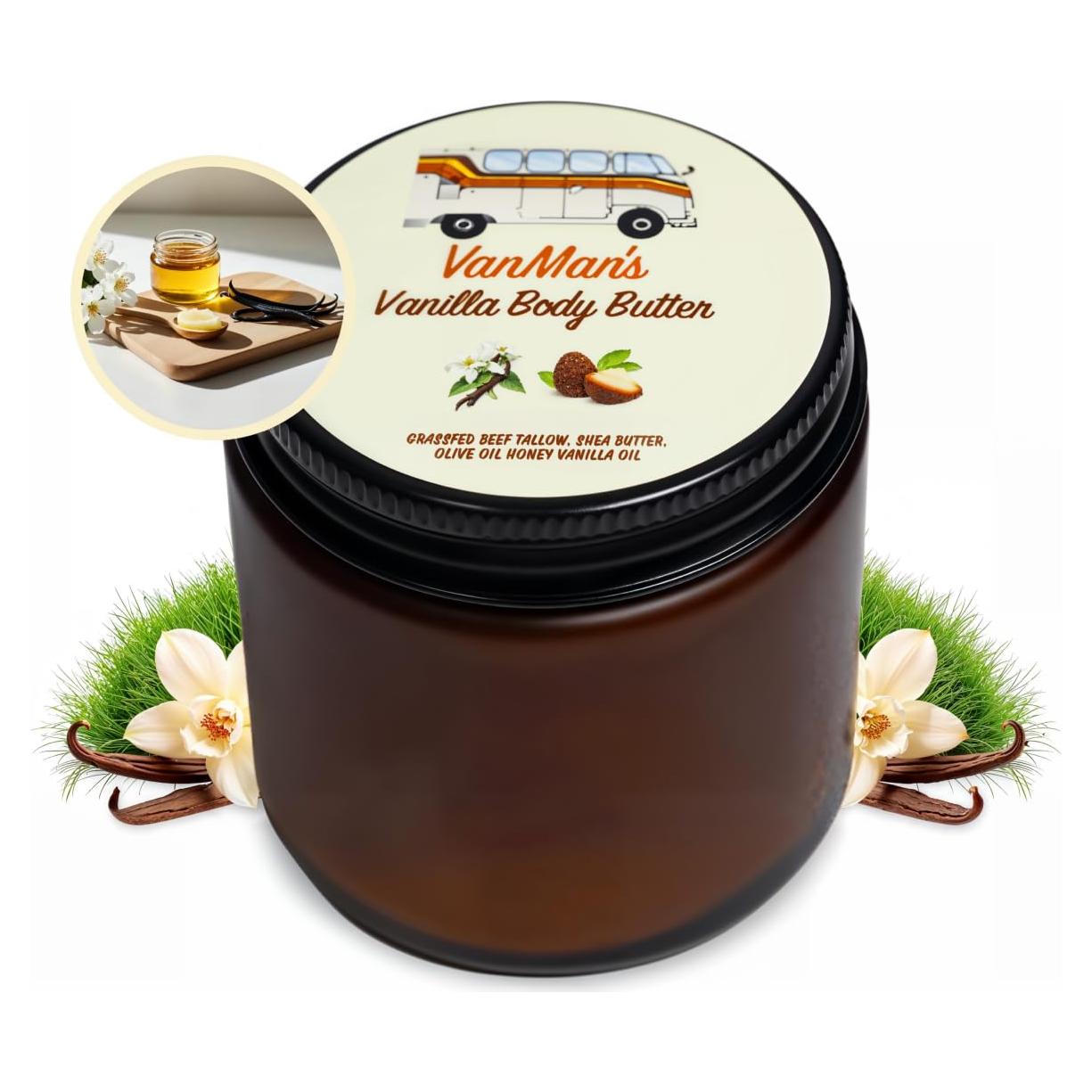 Mantequilla Corporal Batida Vanman 113.4 g - Hidratante de Tallow