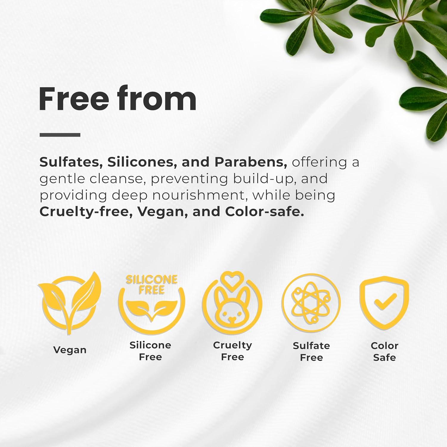 Kit de Champú y Acondicionador Vegano Herbishh Just Curls 500ml