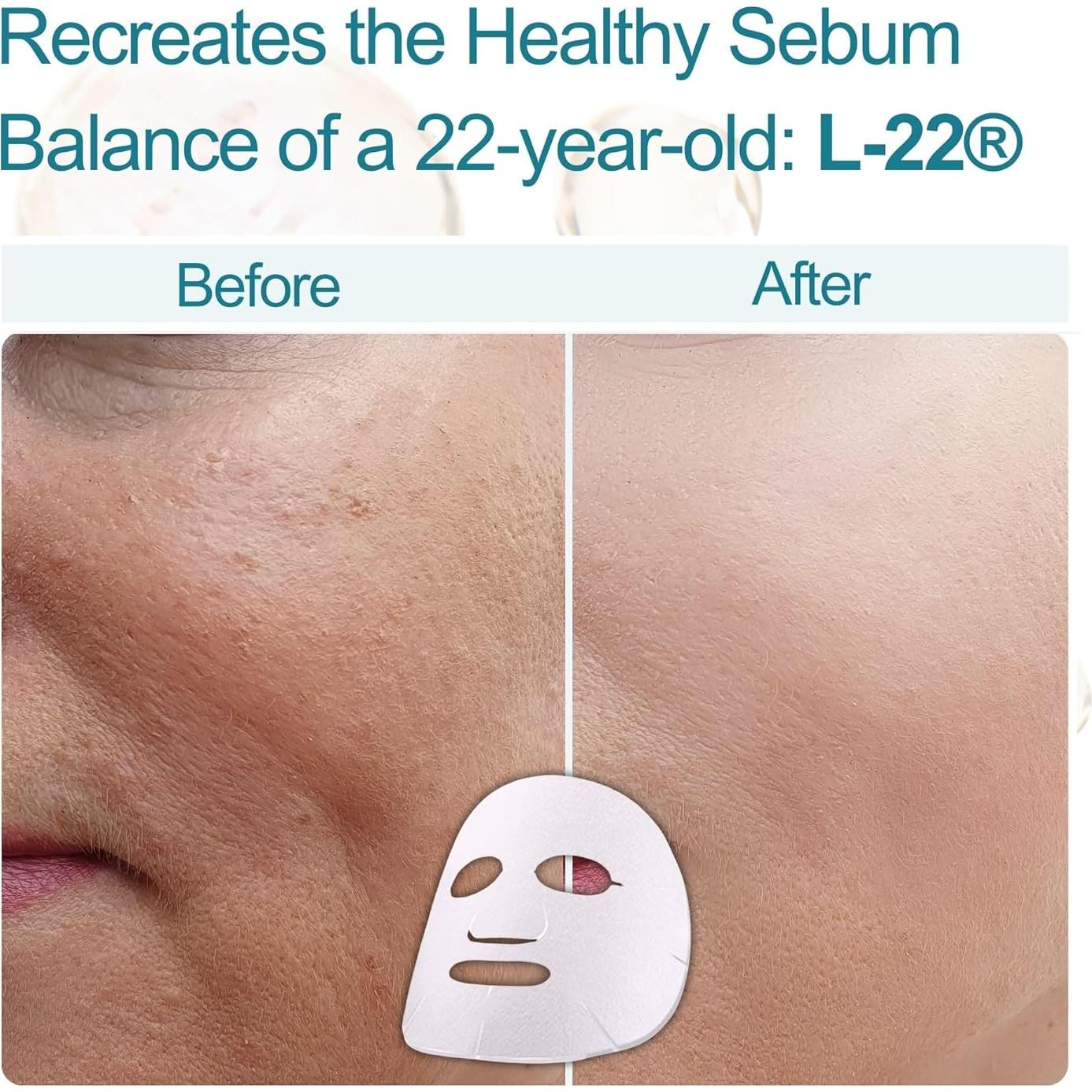 Mascarillas Faciales Lululun 21 Piezas Anti Envejecimiento